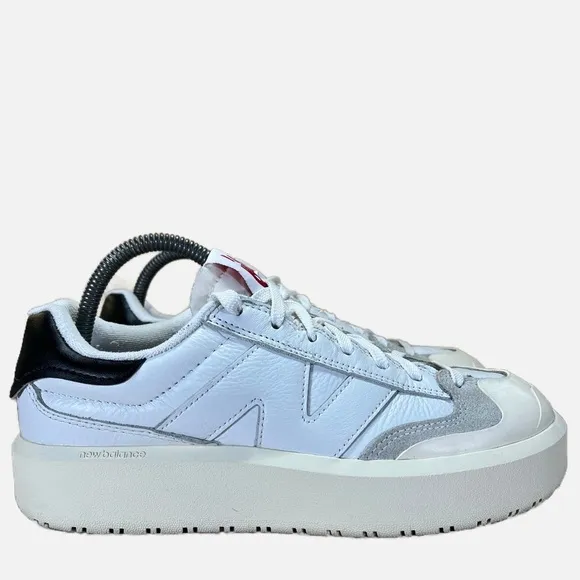 New Balance CT302 Mens Size 8 Shoes Sneakers White/Black/Gray Suede CT302OD