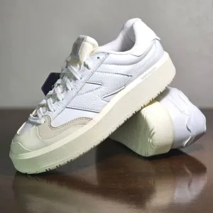 New Balance CT302 White Sea Salt Tan Men's 10 Shoes Leather Suede CT302OB 550