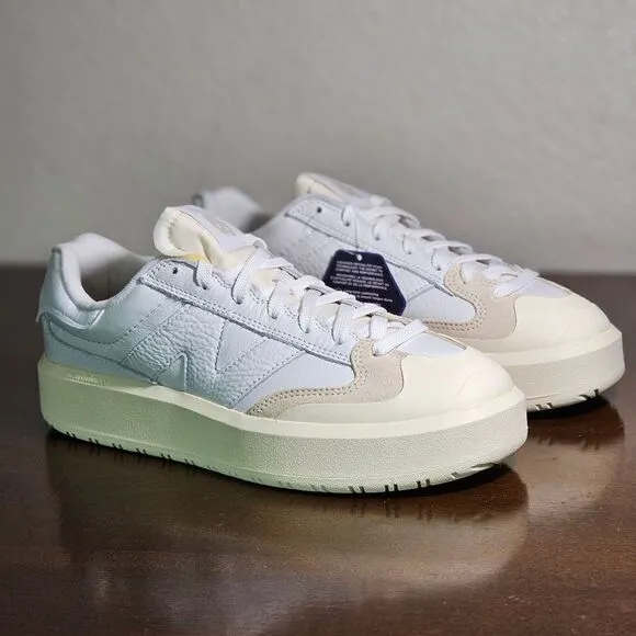 New Balance CT302 White Sea Salt Tan Men's 10 Shoes Leather Suede CT302OB 550