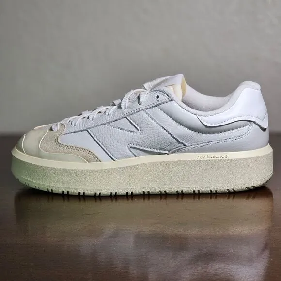 New Balance CT302 White Sea Salt Tan Men's 10 Shoes Leather Suede CT302OB 550