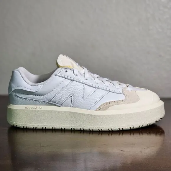 New Balance CT302 White Sea Salt Tan Men's 10 Shoes Leather Suede CT302OB 550