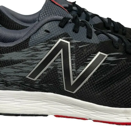 New Balance Flash-RN Speed Ride Black Red Mens Running Shoes Sneakers Size 12