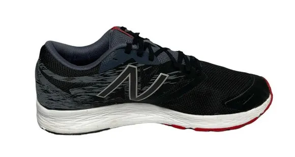New Balance Flash-RN Speed Ride Black Red Mens Running Shoes Sneakers Size 12