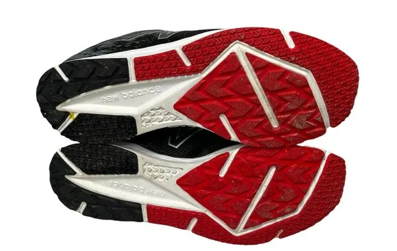 New Balance Flash-RN Speed Ride Black Red Mens Running Shoes Sneakers Size 12