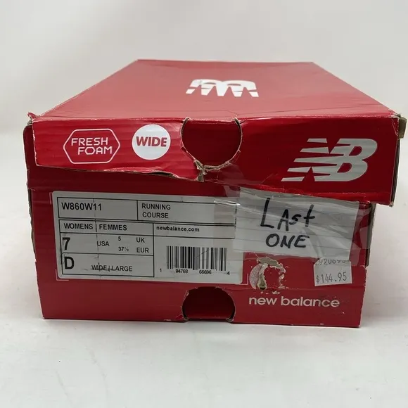 New Balance Fresh Foam W860W11 Light Cyclone/Arctic Fox Synthetic/Mesh WIDE