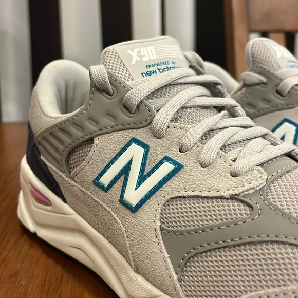 New Balance GSX90ROF X90 shoes sneakers new grey Kids Girls Youth Size 6.5