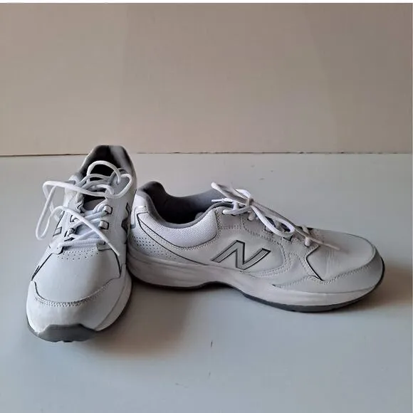 New Balance Men's 411 Comfort Ride Sneakers Shoes Size 11.5 EE - White MA411LW1