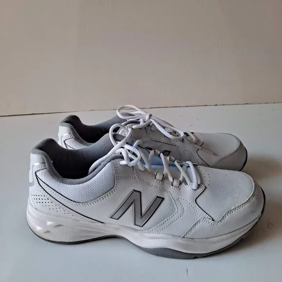 New Balance Men's 411 Comfort Ride Sneakers Shoes Size 11.5 EE - White MA411LW1