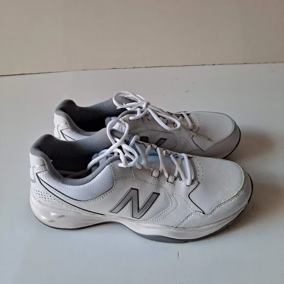 New Balance Men's 411 Comfort Ride Sneakers Shoes Size 11.5 EE - White MA411LW1