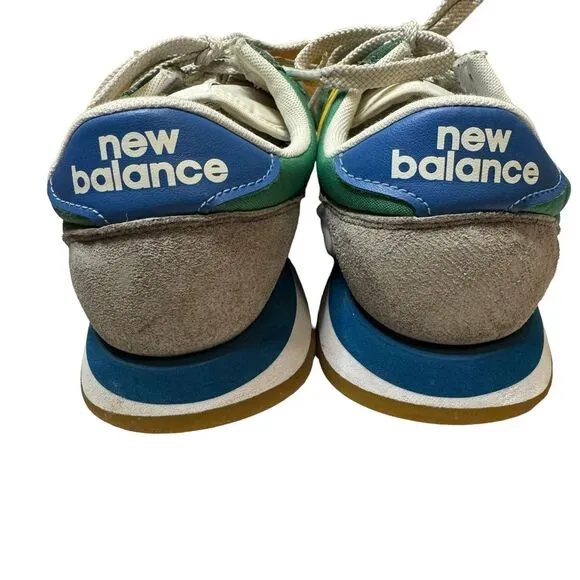New Balance Men's Retro Classic Green Yellow Sneakers Athletic Shoes Size 10