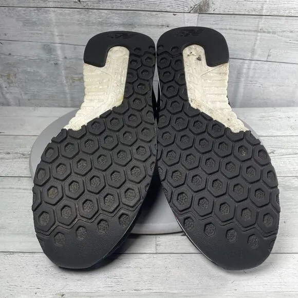 New Balance Mid 247 Black/White Mesh Knit Shoes Sneakers Mens Lifestyle Size 12