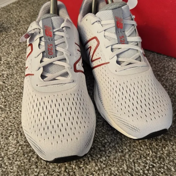 New Balance Unisex 520 V8 W520RG8 Gray White Running Shoes Sneakers