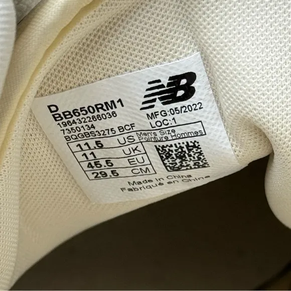 New Balance x Aime Leon Dore 650R Green Beige Men’s 11.5 BB650RM1
