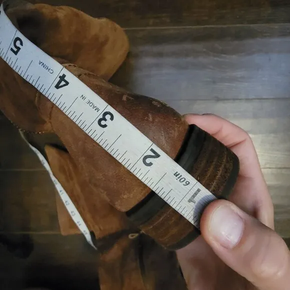 NEW Born Over The Knee Boots Womens 7.5 Chocolate Brown Suede Contemporary