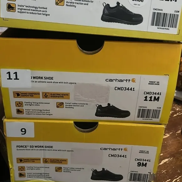 NEW Carhartt Men's Force 3&quot; Static Dissipative Oxford Nano Composite Toe CMD3441