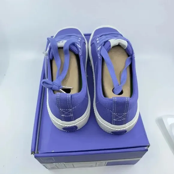 NEW Cariuma Oca Low Pantone Sneaker Shoes Canvas Contrast Thread Blue W7.5/M6