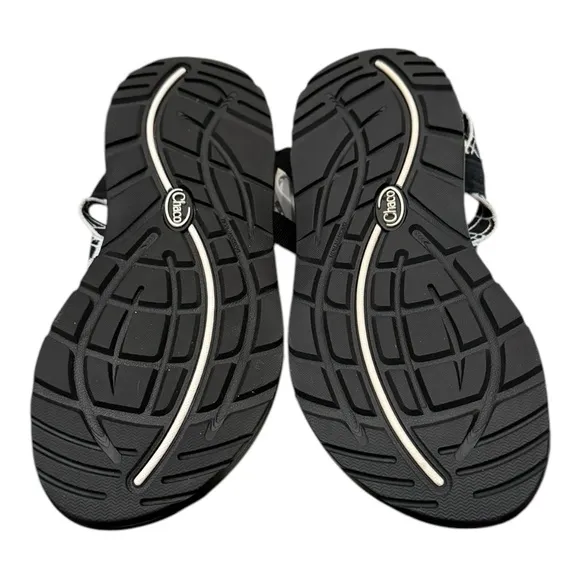 New CHACO Z/1 Classic Women's Black White Sandals. 10