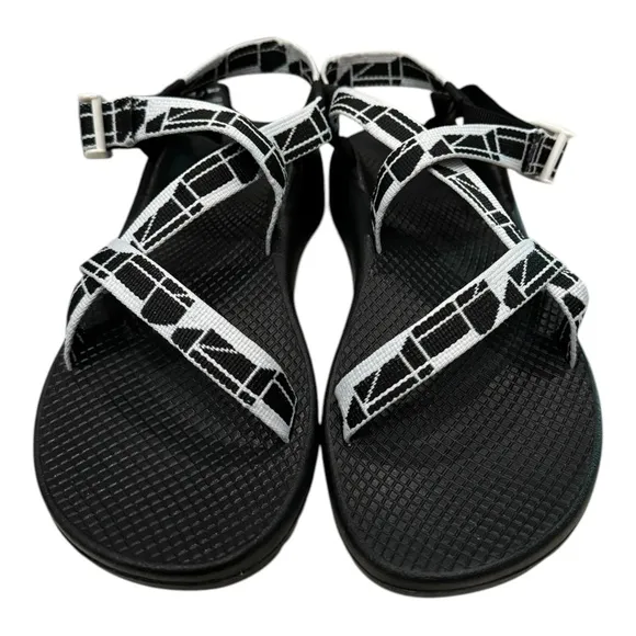 New CHACO Z/1 Classic Women's Black White Sandals. 10
