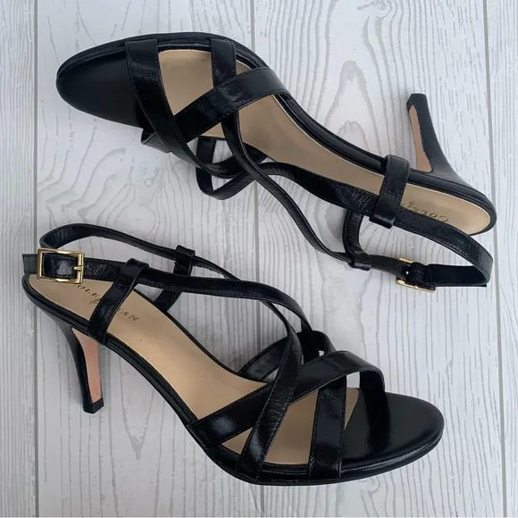 New Cole Haan Bartlett Strappy Heel Dress Sandals