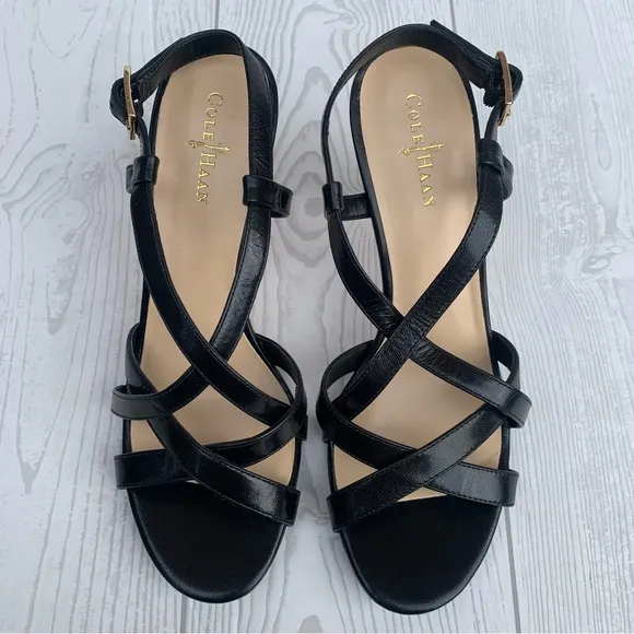 New Cole Haan Bartlett Strappy Heel Dress Sandals