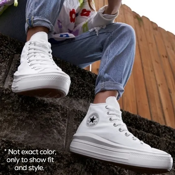 New! Converse Chuck Taylor All Star Platform High Top Sneakers Shoes Mauve