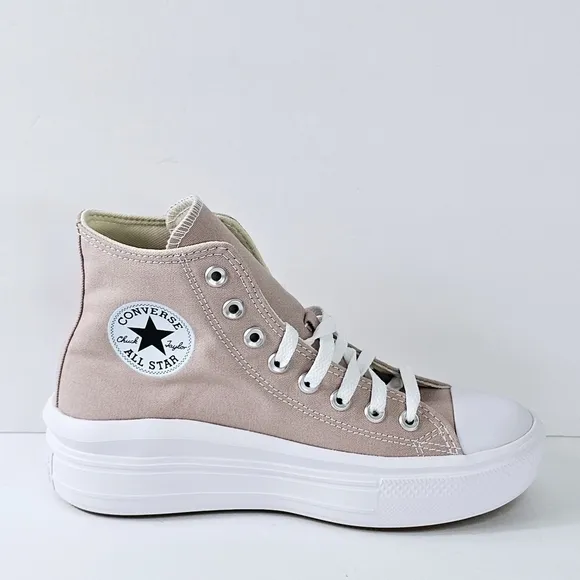 New! Converse Chuck Taylor All Star Platform High Top Sneakers Shoes Mauve