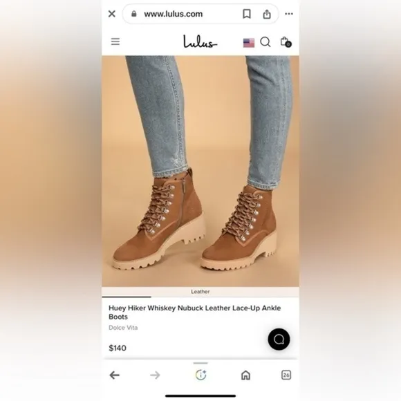 New Dolce‎ Vita Huey Hiker Boots size 7.5