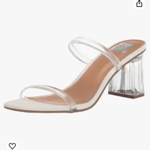 NEW Dolce Vita x Anthropologie Halsty Clear Acrylic heel sandals women size 13