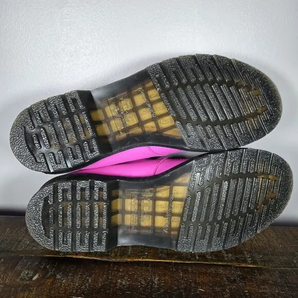 NEW Dr Martens Mary Jane Womens Size 6 Leather Double Strap Shoes Pink Black