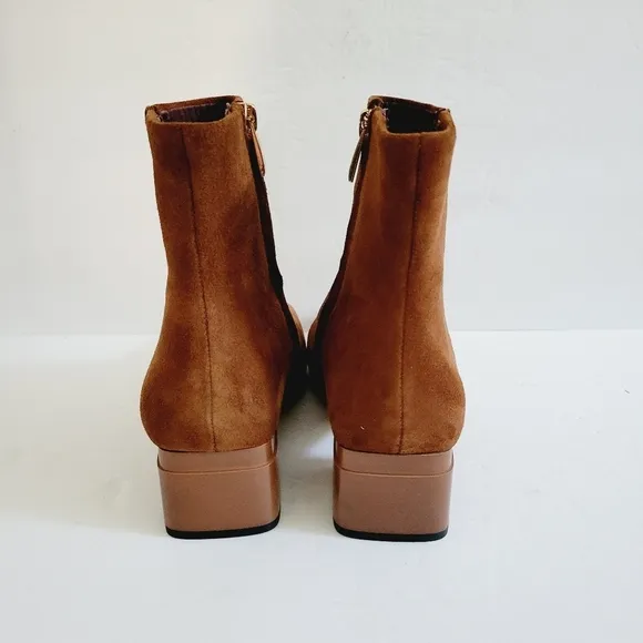 New Franco Sarto Vintage Nostalgia Suede Ankle Boots, Size 7