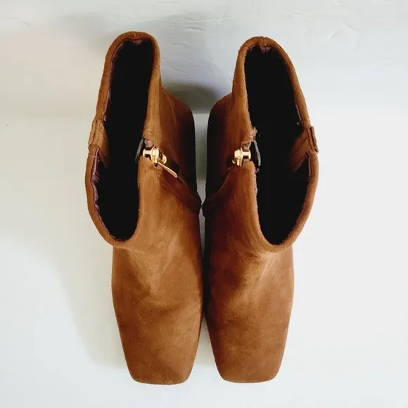 New Franco Sarto Vintage Nostalgia Suede Ankle Boots, Size 7