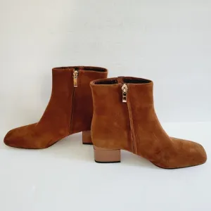 New Franco Sarto Vintage Nostalgia Suede Ankle Boots, Size 7