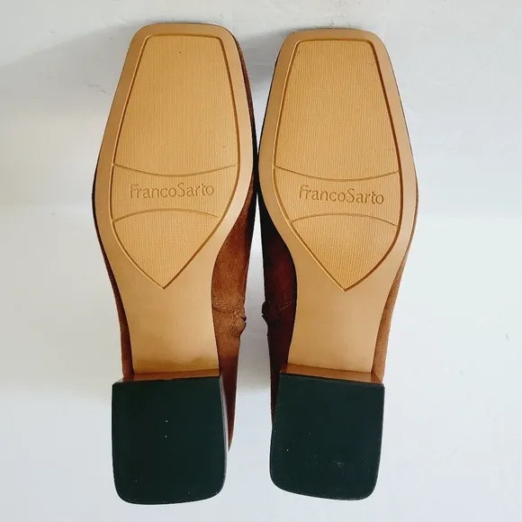 New Franco Sarto Vintage Nostalgia Suede Ankle Boots, Size 7