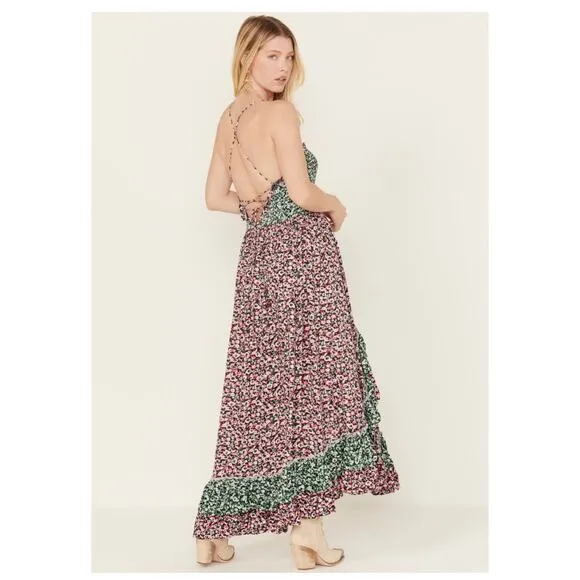 New Free People One I Love Floral Maxi Dress Women's Size Medium