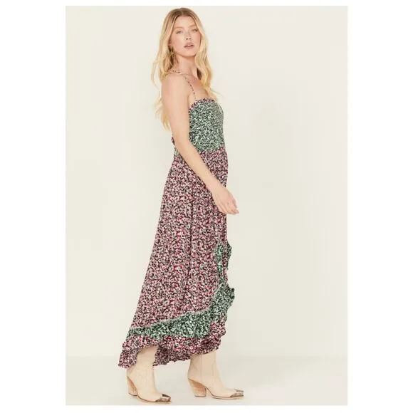 New Free People One I Love Floral Maxi Dress Women's Size Medium