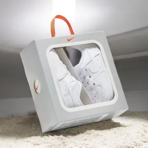NEW IN BOX Baby Nike Force 1 Crib Shoes  Size 2C White
