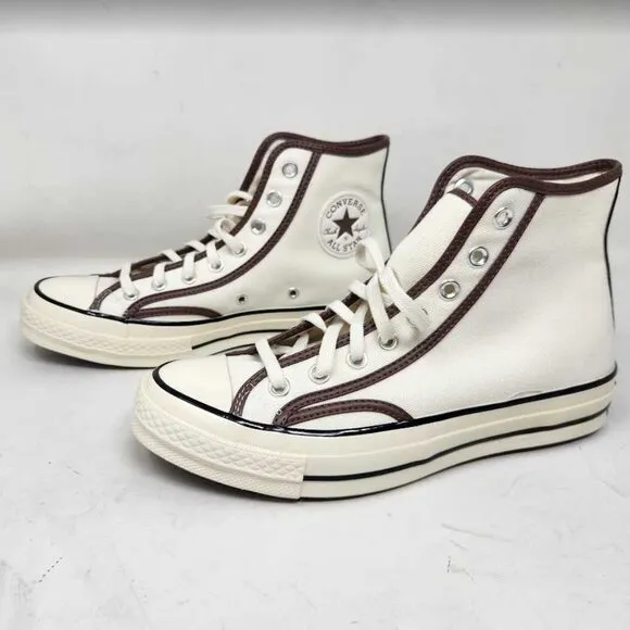 New men's 7 Converse Chuck 70 Hi Heavyweight Canvas shoes Egret Squirrel Friend