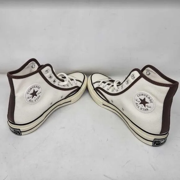 New men's 7 Converse Chuck 70 Hi Heavyweight Canvas shoes Egret Squirrel Friend