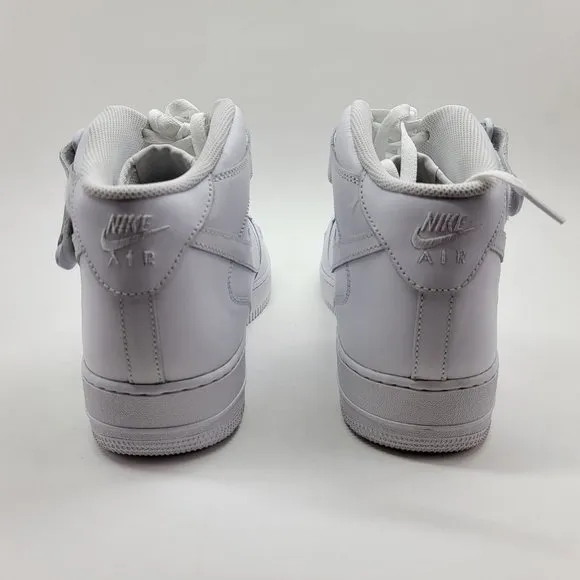 NEW Nike Air Force 1 Mid '07 AF1 White Shoes Sneakers