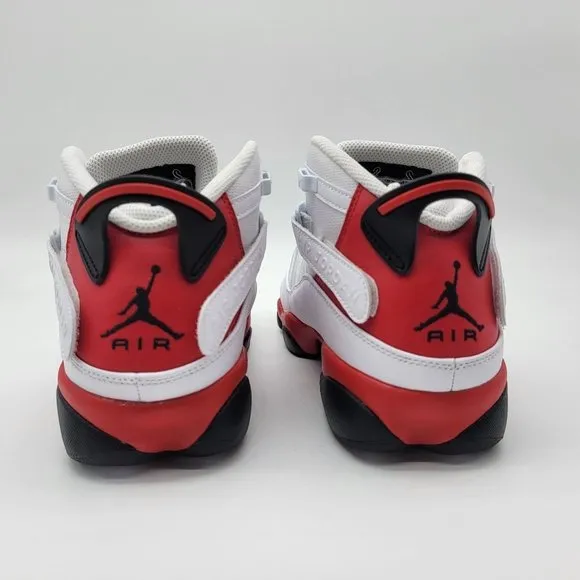 NEW Nike Air Jordan 6 Rings Red White Red Basketball Shoes Sneakers