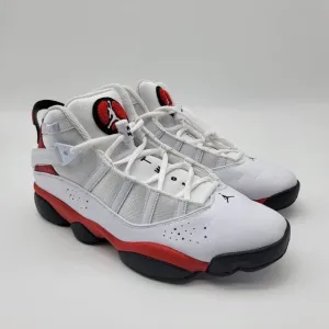 NEW Nike Air Jordan 6 Rings Red White Red Basketball Shoes Sneakers