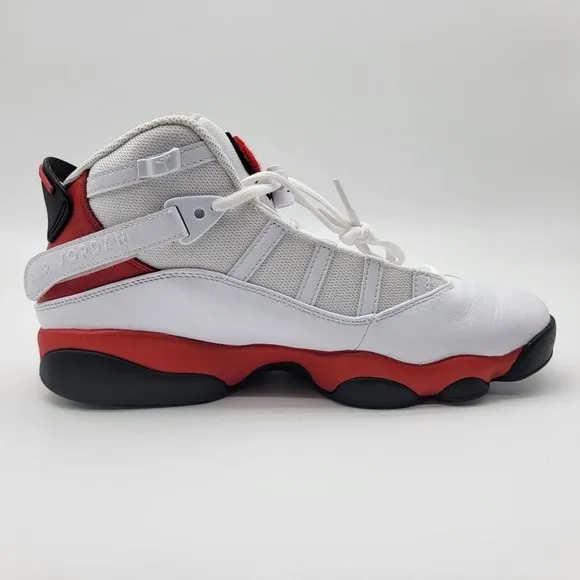 NEW Nike Air Jordan 6 Rings Red White Red Basketball Shoes Sneakers