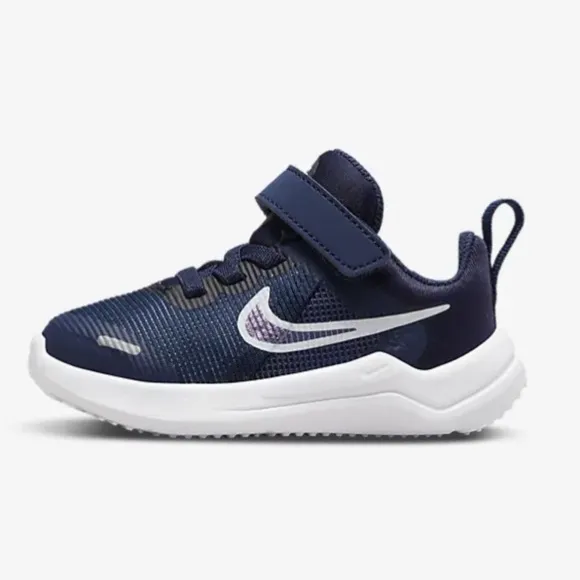 New Nike Toddler Downshifter 12 Next Nature Shoes in Navy Blue Size 6C