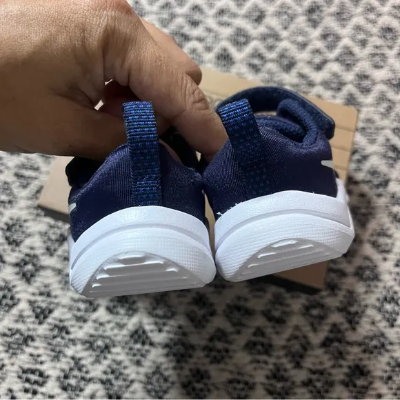 New Nike Toddler Downshifter 12 Next Nature Shoes in Navy Blue Size 6C