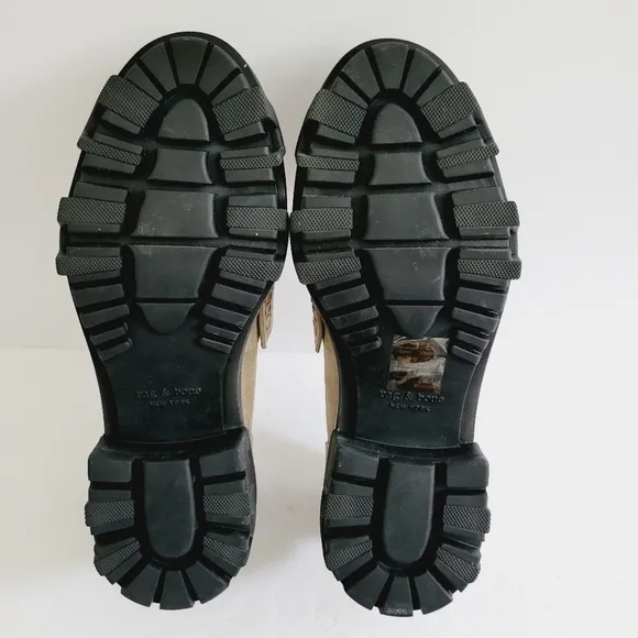 NEW Rag &amp; Bone Shiloh 2.0 Lug Loafer  Suede Shoes Size 5 US