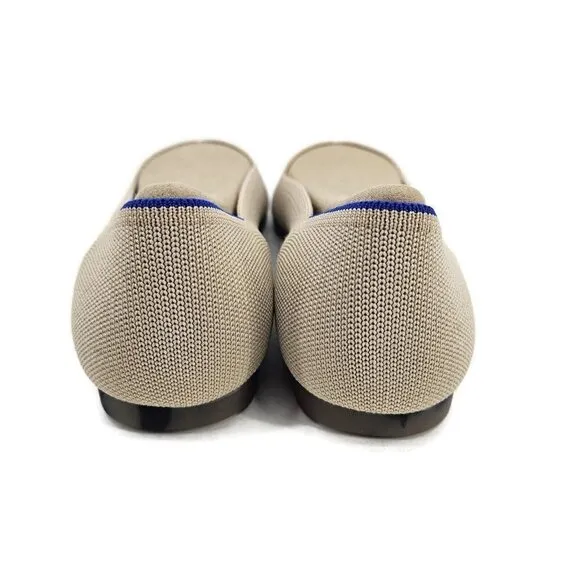 New Rothy's The Point  Shoes Womens 10 Ecru Rothys Slip Ons