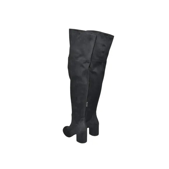 New! Sam Edelman Varona Over the Knee Boot Black Suede Boot Size 7.5 M A