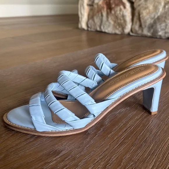 NEW Shekudo Gordons Bay Sandals in Powder Blue