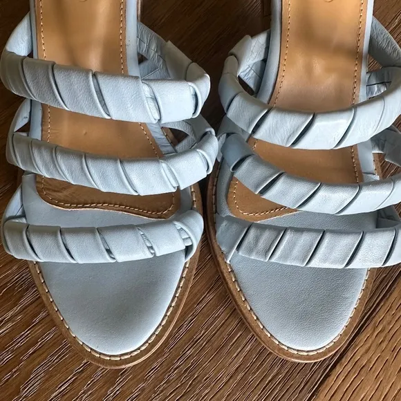 NEW Shekudo Gordons Bay Sandals in Powder Blue