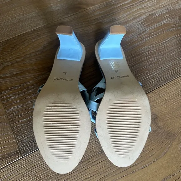 NEW Shekudo Gordons Bay Sandals in Powder Blue